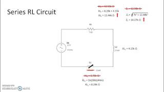 Series RL Circuit Faults - Changed Value