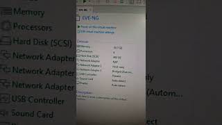 Select Nat In Eve Ng To Use Cloud 0