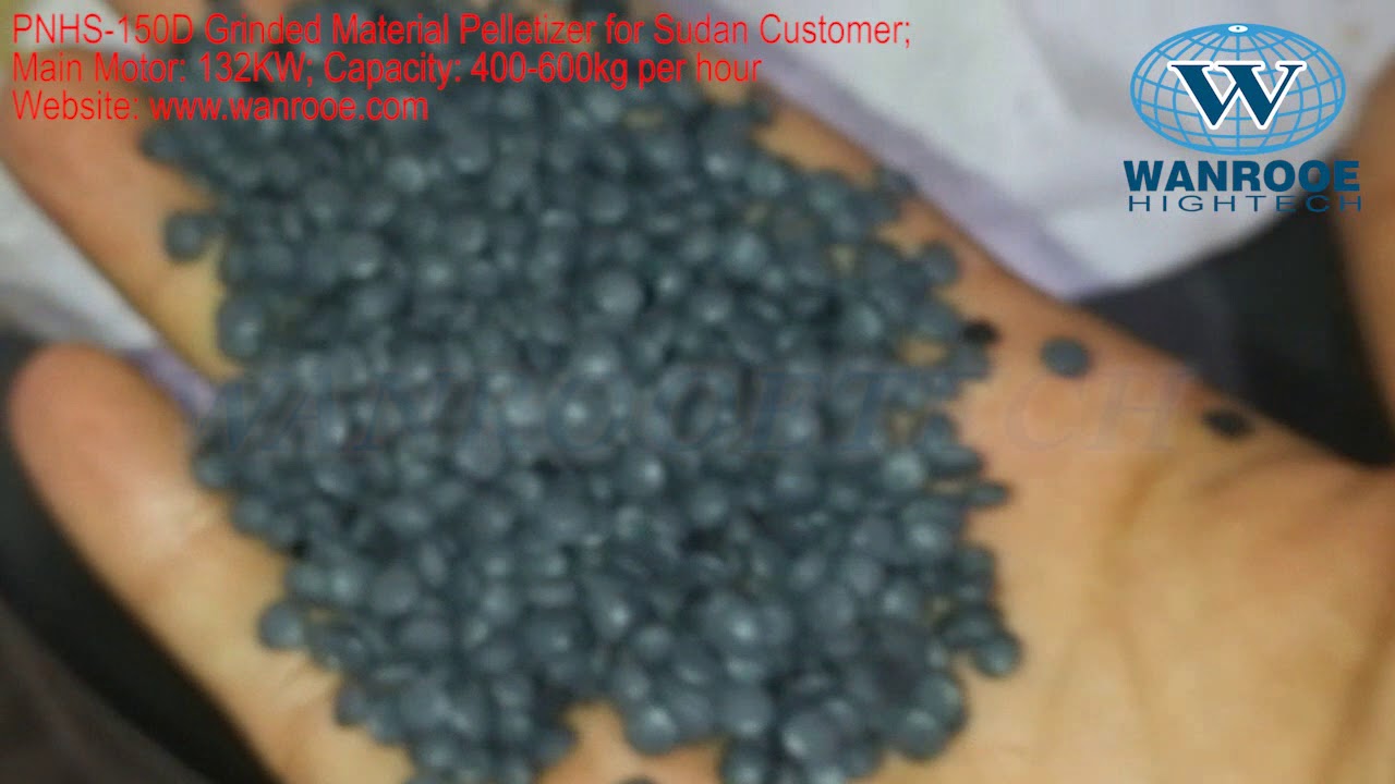 PP/PE/ABS/PS/PC Plastic Regrind Material Pelletizer,Plastic Granulator Machine,Waste Recycling Plant