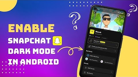 How To Enable Darkmode in Snapchat (Official) 🔥