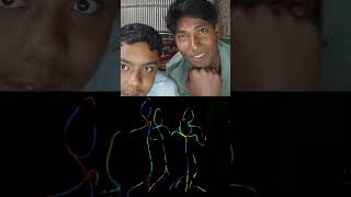AI magic with my friend! ✨ Stickman Dance 🕺 #shorts #aiart #ভাইরাল