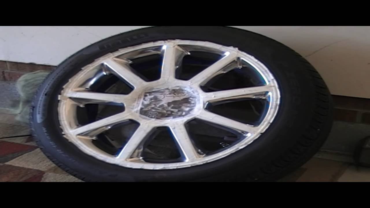 1 Video How to Custom paint your Car or truck Rims. 2008 Cadillac sts