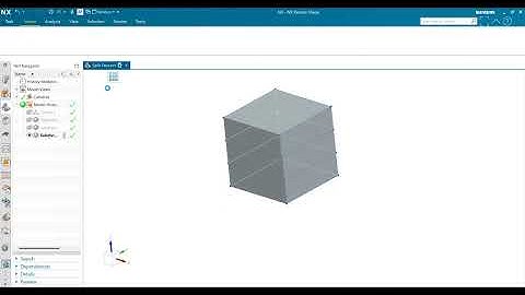 Split Face | How to use Split Face in NX | NX CAD |