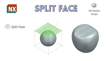 Split Face | How to use Split Face in NX | NX CAD |