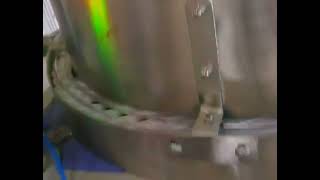 Cap Folding And Slitting Machine #slittingmachine #foldingmachine