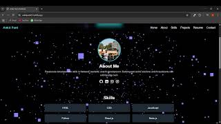 🔥 My 3D Portfolio Website | Built with HTML, CSS, Tailwind, Three.js | Ankit Pant