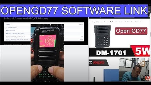 OpenGD77 CPS  Dowload Link