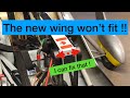 Air Creations trike, narrowing the wing bushings