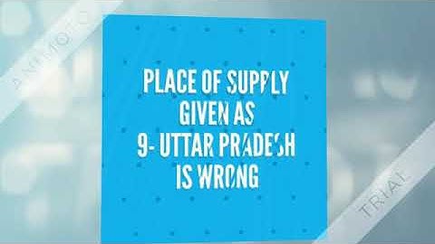 Error in Json Structure Validation in GST Return GSTR1