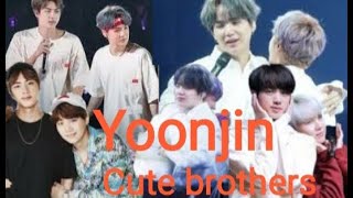 Yoonjin Moments I think about alot...[Suga and Jin] Cute elder brothers😍