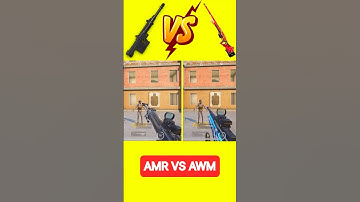 AWM VS Lynx AMR 😱Damage Test #pubgmobile #pubgm #shortsfeed #shorts #awmking #bgmi