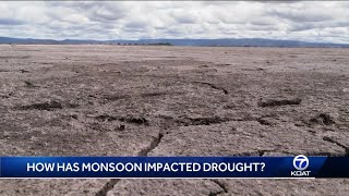 How has monsoon rain impacted drought in New Mexico?