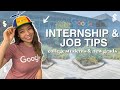 internship & jobs tips for top companies | how I got my google internship