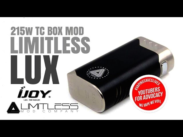 Limitless Lux 215W TC Box Mod By Ijoy