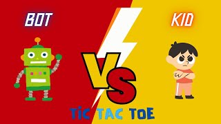 Tic Tac Toe Game for Kids | Bot VS Kid screenshot 1