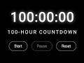 100 Hour Study Timer – Part 2 ⏳ | Black Screen Focus | Deep Study & Coding LIVE