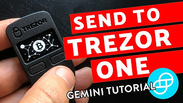 How to Send Ethereum and Bitcoin from Gemini to Trezor One