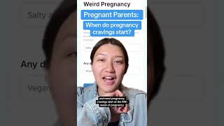 When do pregnancy cravings start?
