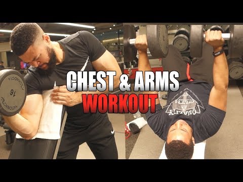 CHEST & ARMS WORKOUT | Natural Bodybuilding