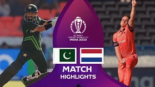 Pakistan Vs Netherlands ICC Cricket World Cup 2023 Match Highlights | Pak Vs Ned Wc2023