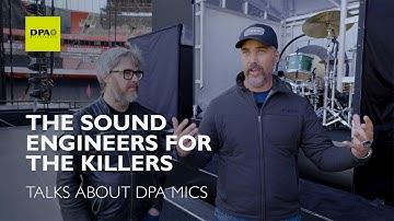 The Killers take the DPA 4055 Kick Drum Microphone on tour
