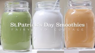 St.Patricks Day Smoothies - Zero Waste - Plant based - Fairyland Cottage
