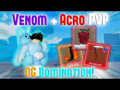 Skilled Build: Venom + Swords + Darkleg PvP | King Legacy 9.0