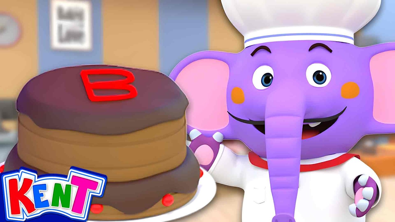 Pat A Cake Song 🎂👨🏻‍🍳 | Kent The Elephant Nursery Rhymes and Kids Songs ...