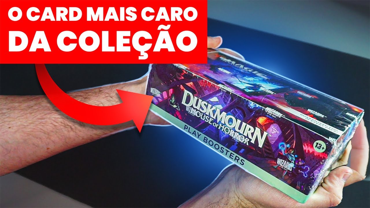 Abrindo uma caixa de boosters de Duskmourn! (Magic: The Gathering
