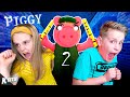 ROBLOX Piggy @ SCHOOL!! (PIGGY Part 2!) K-City Gaming
