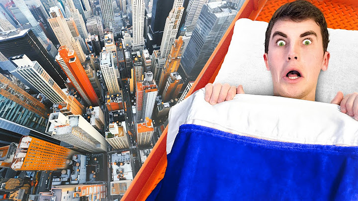 J'ai Passé LA NUIT Dans le LIT le PLUS HAUT DU MONDE