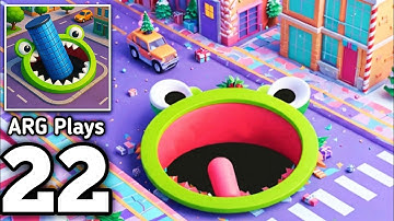 Hole.io - Gameplay Walkthrough Part 22 - All Levels 