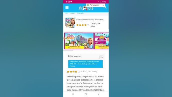 Barbie Dreamhouse Adventures Tudo desbloqueado apk mod 2023 