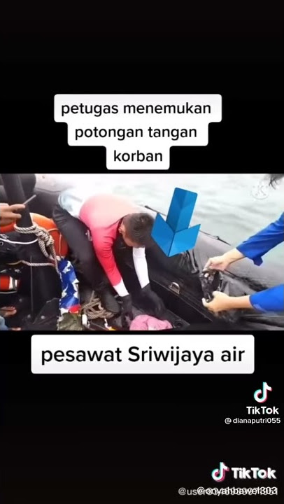 tangan korban sriwijaya air