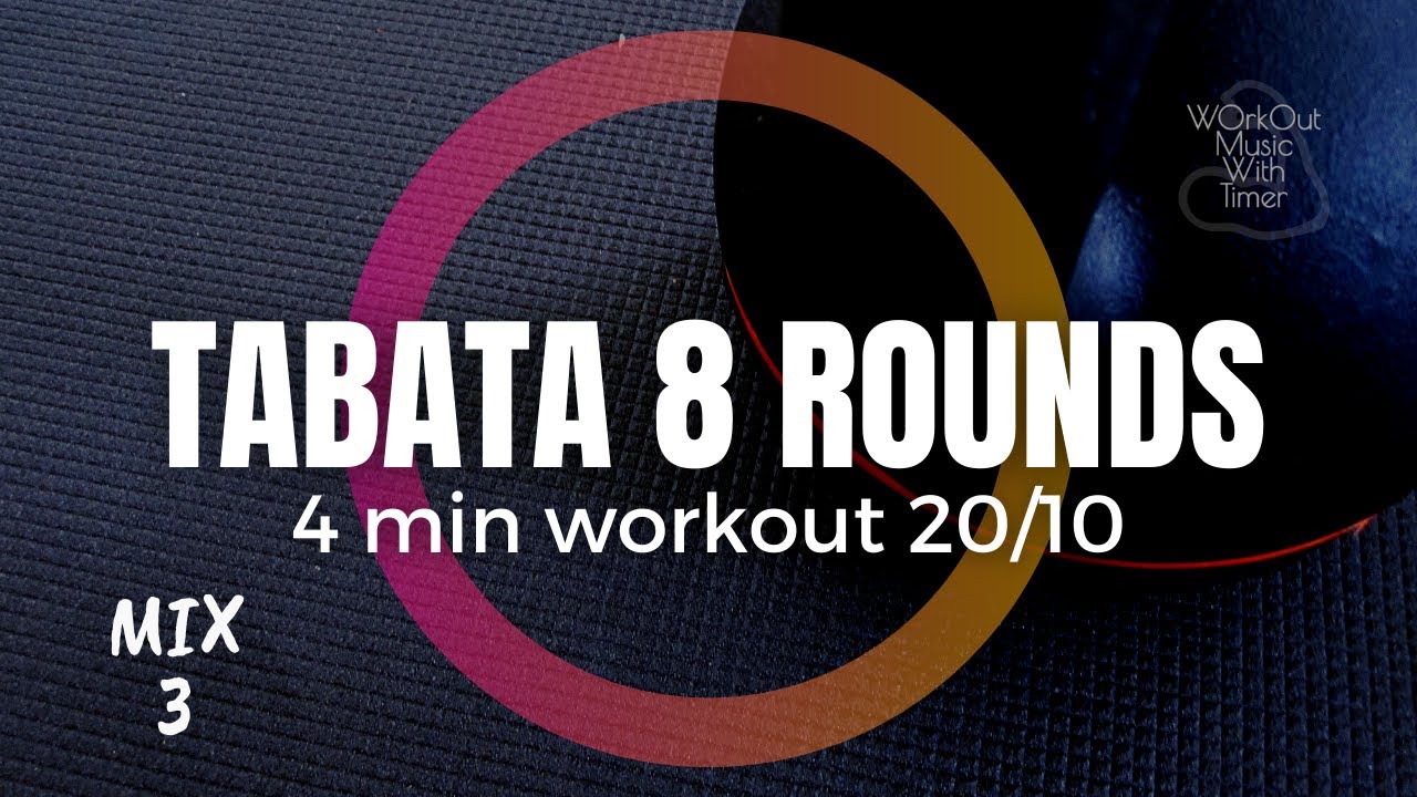 15 Minute Tabata Workout Music With Timer 20/10 for Beginner