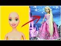 Rapunzel Saçı Yapımı ve Kıyafet Tasarımı İzle ve Kendin Yap ~ Oyuncak Bebek Dönüşümü Nasıl Yapılır?