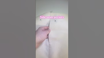 Sewing a side seam pocket #sewing #diy #sewingtutorial