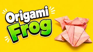 Origami Frog 🐸 Easy Tutorial