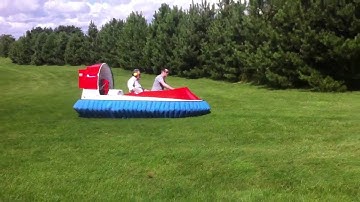 Hovercraft test run