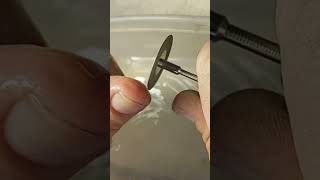 Removing the chalcedony from a piece of Slaughter Mountain #fireagatemark #share #lapidaryartist