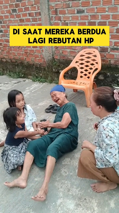 momen sedih ketika nenek rebutan hp sama cucunya ‼️‼️ #sedih #dawai #nenek #nangis #shorts