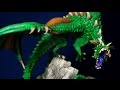 Painting Reaper Bones Narthrax Green Dragon