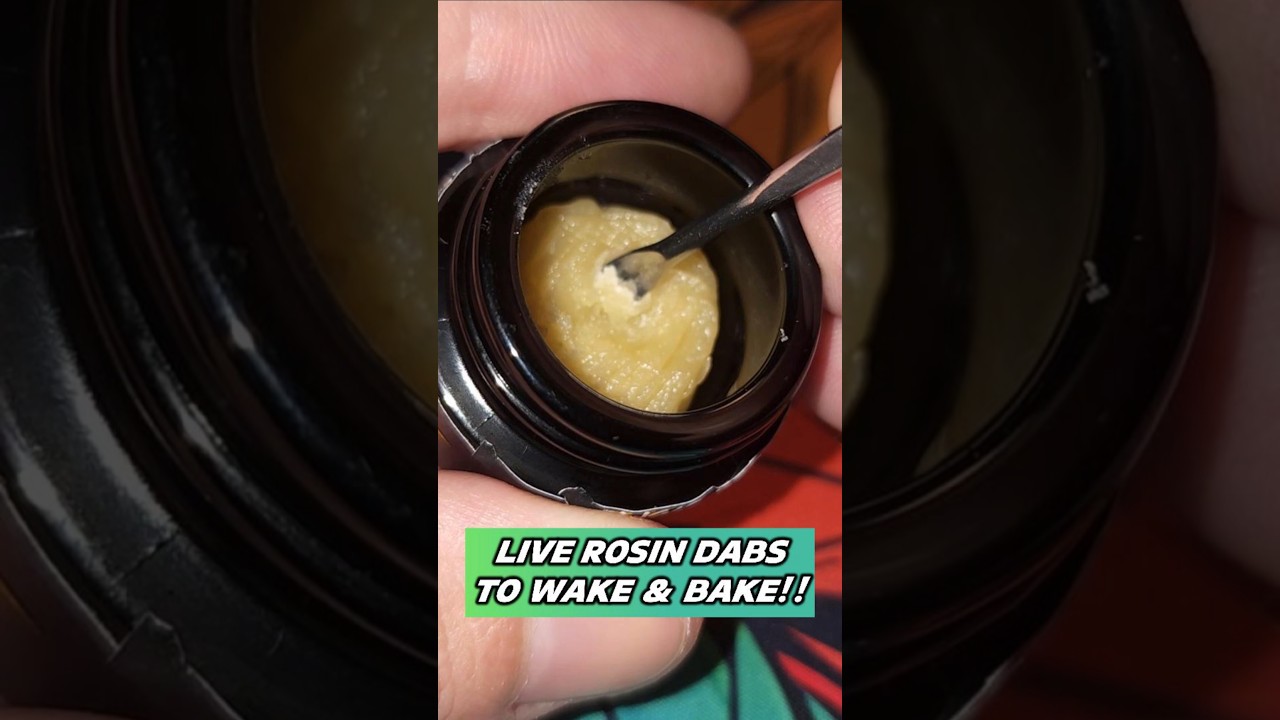BIG Live Rosin Dab To Wake and Bake Today!!