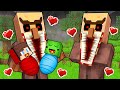 Jj and mikey were adopted by scary villager family in minecraft  maizen