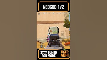 OP Backup + Pro Nade = Crazy 1v2 Clutch! 💥😱 #bgmi #1v2clutch #tigerabhi