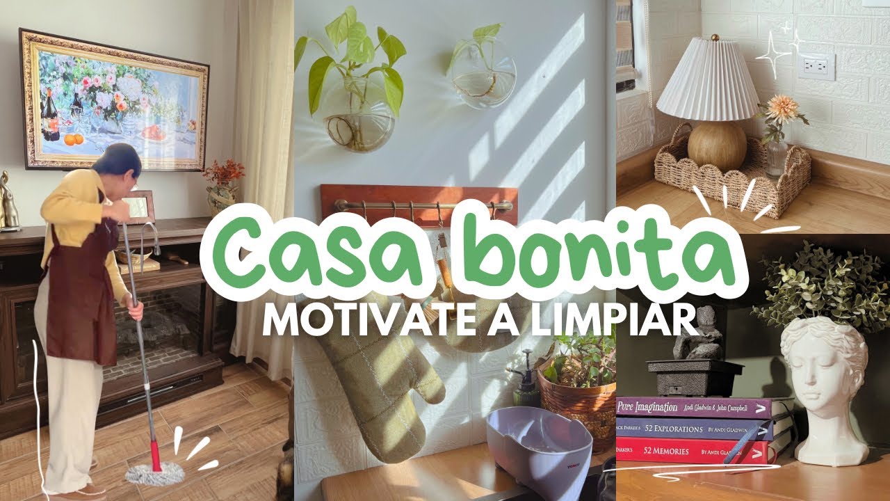 Casa Bonita Motívate a LIMPIAR Rutina de limpieza de TODA LA CASA 🧹🧼 