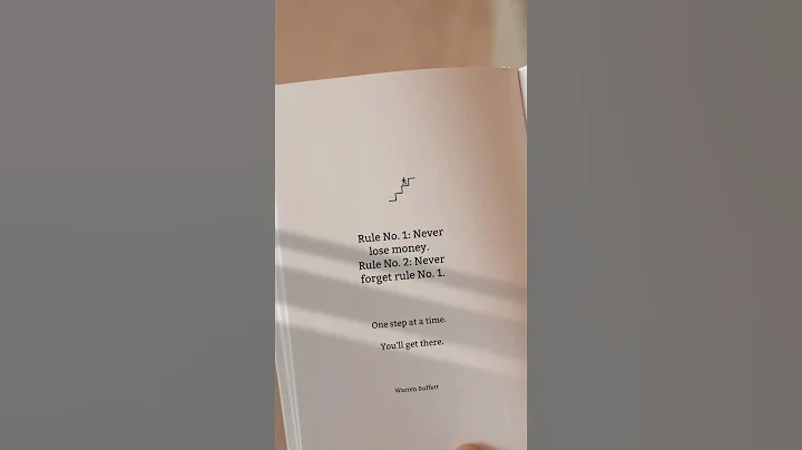Rule No. 1: Never lose money. Rule No. 2: Never forget rule No. 1. - Warren Buffett 💸📈