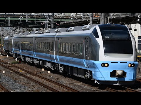 【E653系新塗装がついに本日運用入りへ！】E653系1000番台K71編成(水色) 勝田送り込み回送 大宮駅通過