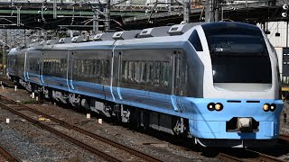 【E653系新塗装がついに本日運用入りへ!】E653系1000番台K71編成(水色) 勝田送り込み回送 大宮駅通過