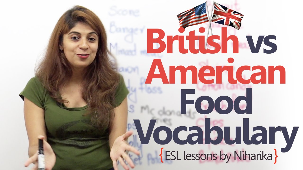 Difference Between British English And American English Food Difference Between British English And American English Food